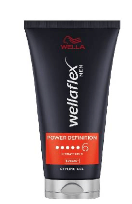 Wellaflex Men Power Definition vlasový gel s konečnou fixací, 6/6 fixace, 150 ml Wellaflex Men Power Definition vlasový gel s konečnou fixací, 6/6 fixace, 150 ml