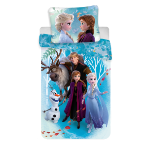 Jerry Fabrics Bavlněné povlečení 140×200+70×90 cm – Frozen 2 Family