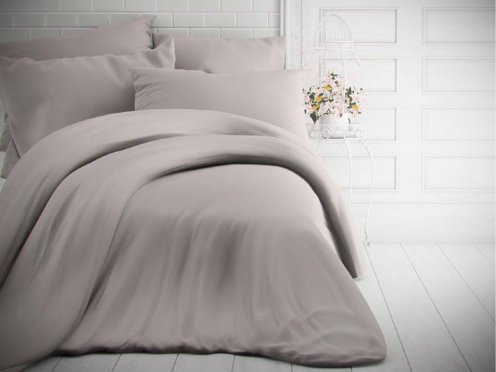Kvalitex Jednobarevné bavlněné povlečení 140×200 + 70×90 cm – Světle šedé Kvalitex Jednobarevné bavlněné povlečení 140×200 + 70×90 cm – Světle šedé