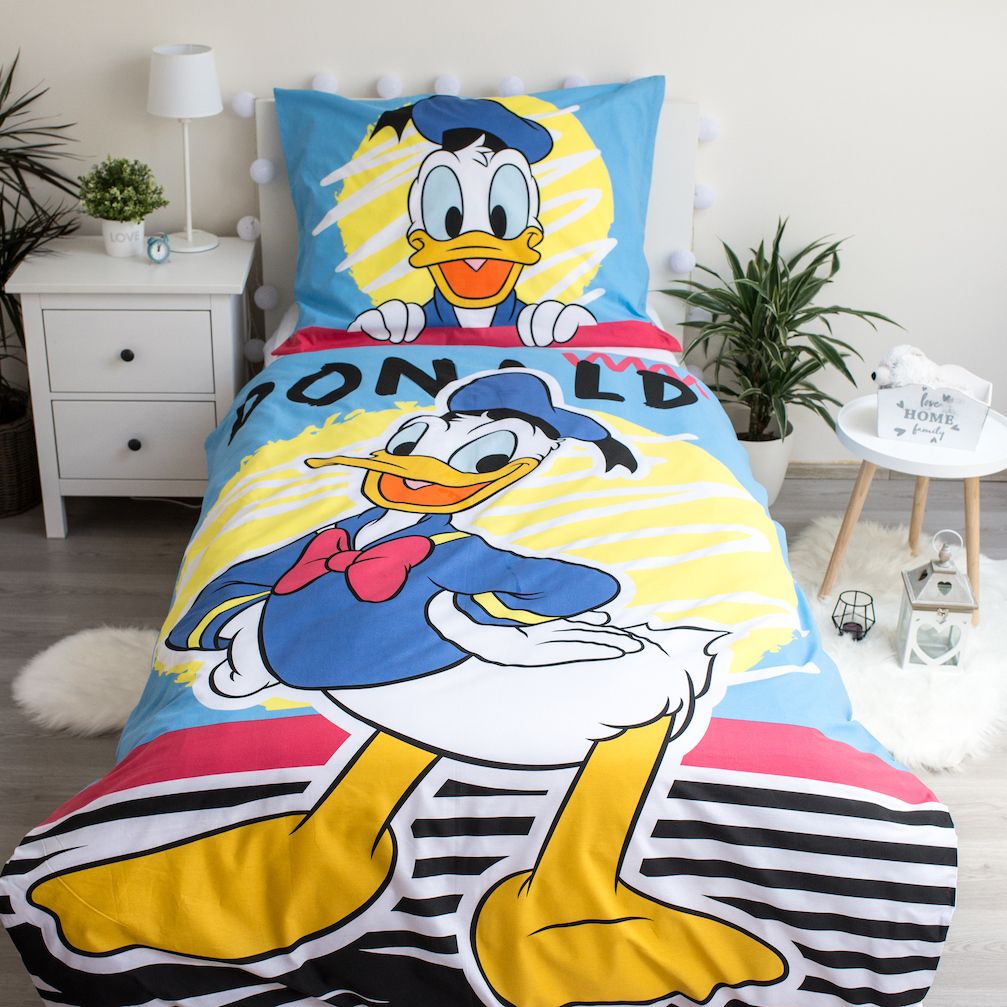 Jerry Fabrics Bavlněné povlečení 140x200 + 70x90 cm - Kačer Donald "03" - Obrázek 2
