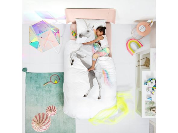 SNURK Bavlněné povlečení 135×200 + 50×75 cm -Jednorožec SNURK Bavlněné povlečení 135×200 + 50×75 cm -Jednorožec