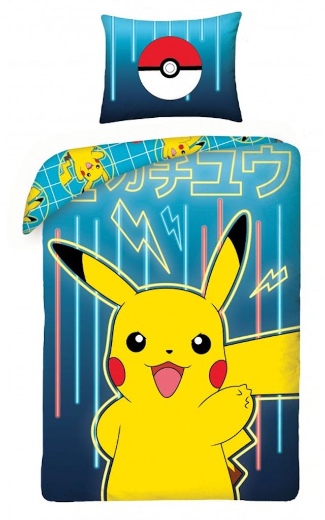 Halantex Bavlněné povlečení 140×200 + 70×90 cm – Pokémon Pikachu Halantex Bavlněné povlečení 140×200 + 70×90 cm – Pokémon Pikachu