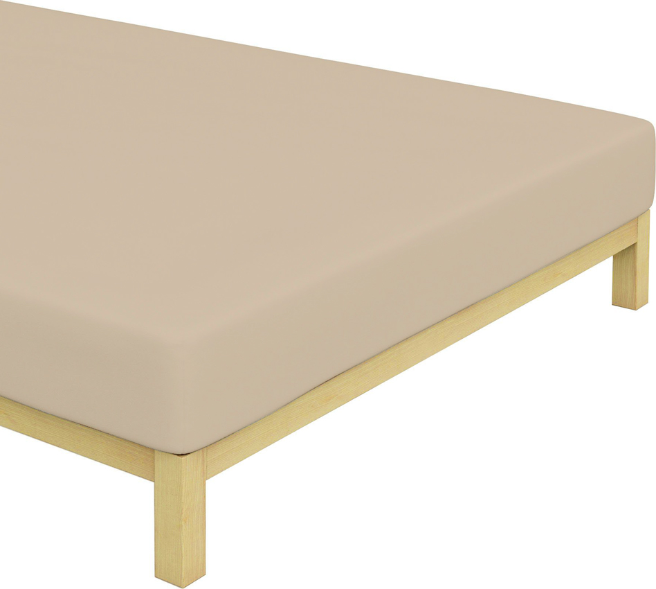 TipTrade Prostěradlo Jersey MAKO 180x200 cm - Béžové - Obrázek 2