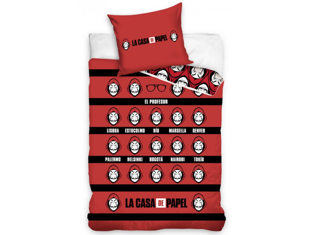 Carbotex Bavlněné povlečení 140×200 + 70×80 cm – Papírový dům Ciudades Carbotex Bavlněné povlečení 140×200 + 70×80 cm – Papírový dům Ciudades