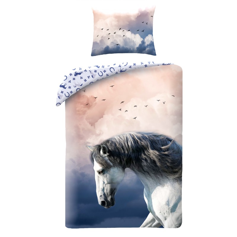 Halantex Bavlněné povlečení 140×200 + 70×90 cm – Kůň Halantex Bavlněné povlečení 140×200 + 70×90 cm – Kůň