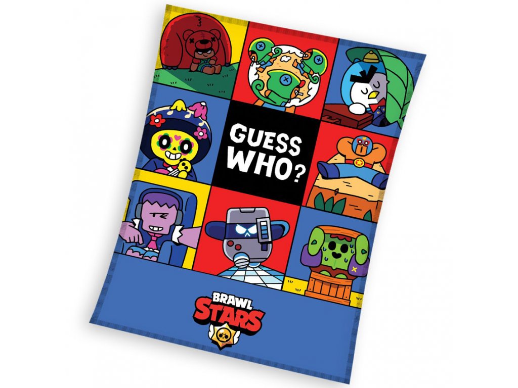 Carbotex Deka fleecová 110x140 cm - Brawl Stars Hádej kdo - Obrázek 2