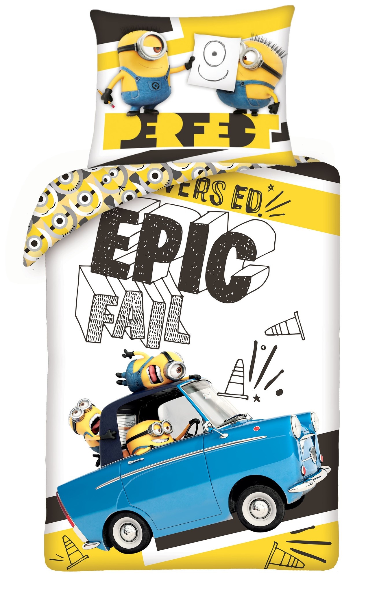 Halantex Bavlněné povlečení 140×200 + 70×90 cm – Mimoni Epic Halantex Bavlněné povlečení 140×200 + 70×90 cm – Mimoni Epic