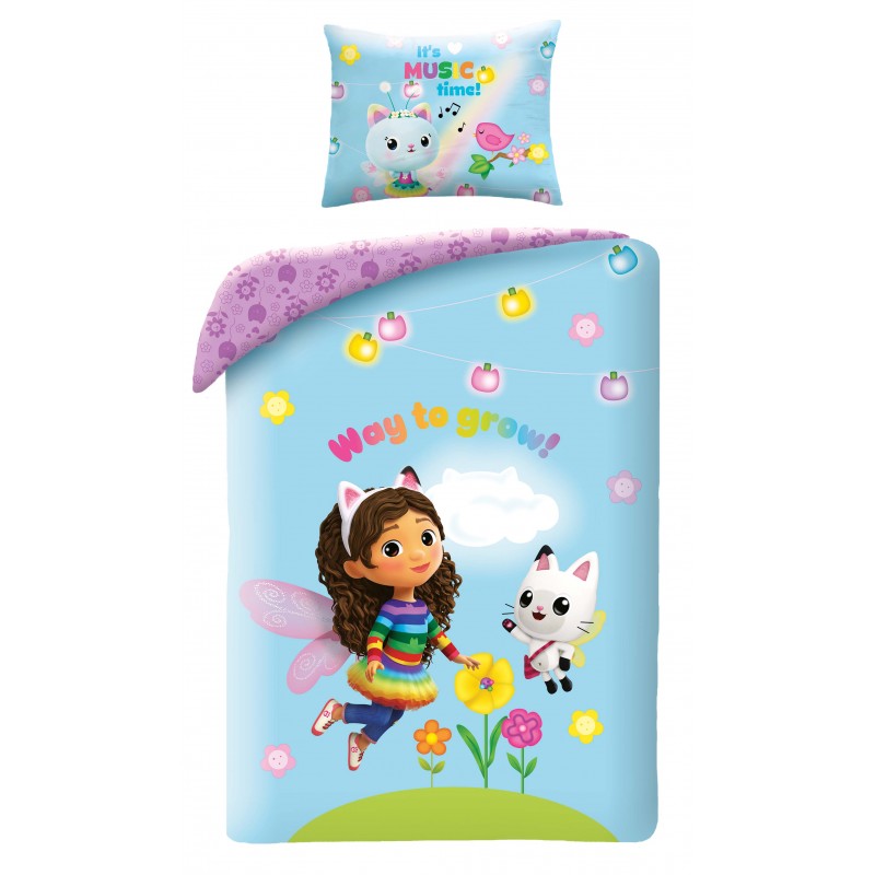 Halantex Bavlněné povlečení 140×200 + 70×90 cm – Gabby's Dollhouse, Bakey cakey Halantex Bavlněné povlečení 140×200 + 70×90 cm – Gabby's Dollhouse, Bakey cakey