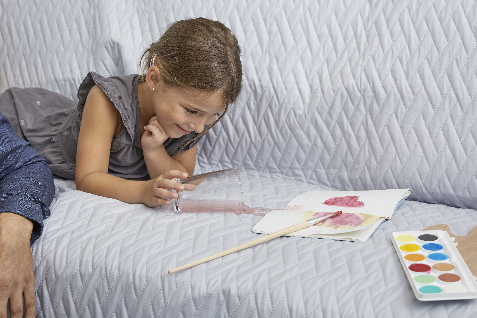 PovlečemeVás Nepropustný potah na rohovou sedačku levý - hnědý Délka: 200 cm - Obrázek 2