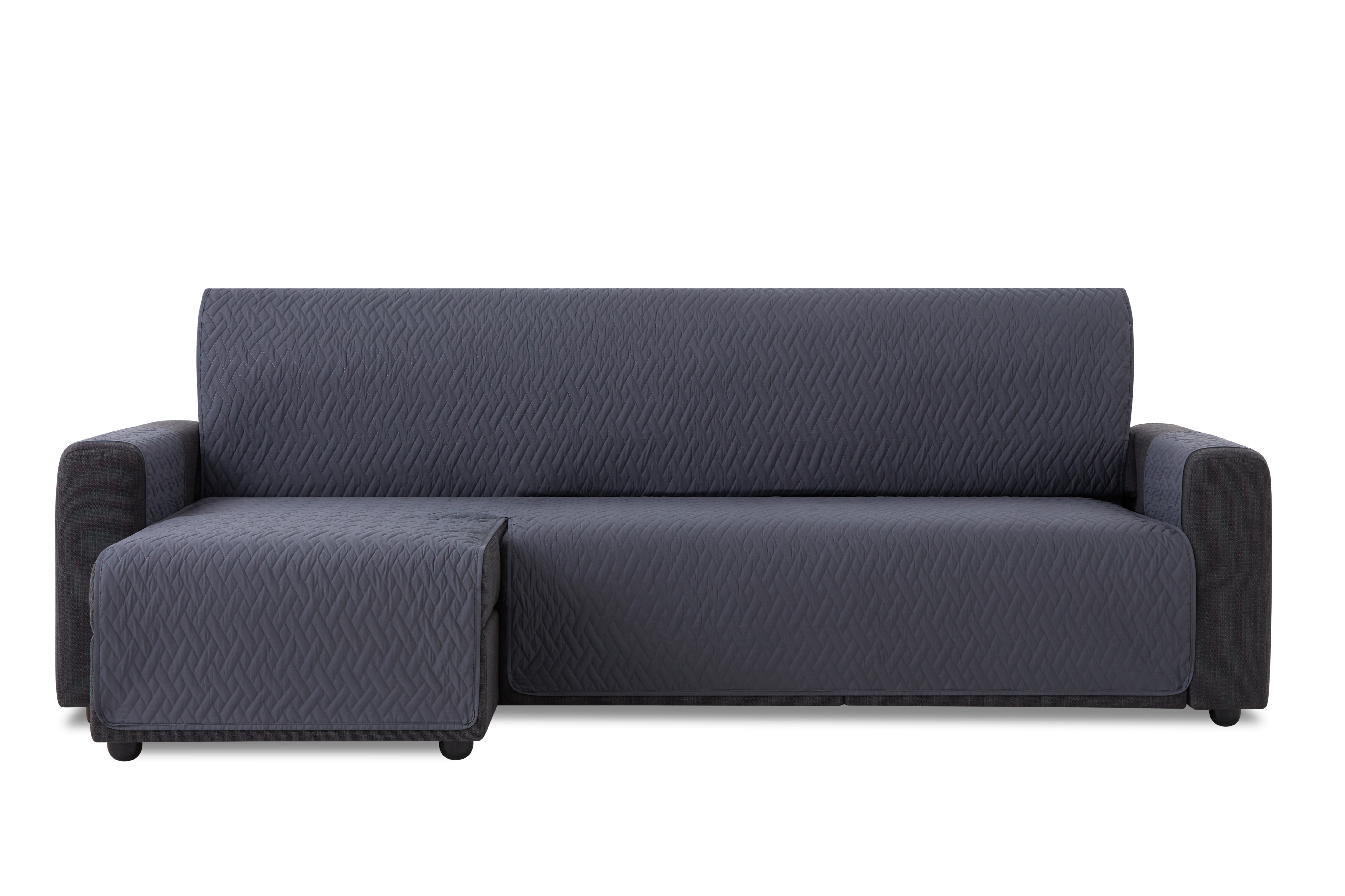 PovlečemeVás Nepropustný potah na rohovou sedačku levý – tmavě šedý Délka: 200 cm PovlečemeVás Nepropustný potah na rohovou sedačku levý – tmavě šedý Délka: 200 cm