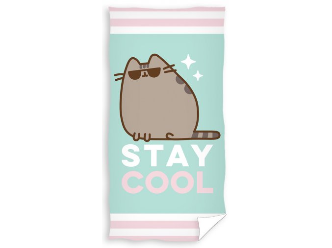 Carbotex Bavlněná froté osuška 70×140 cm – Kočička Pusheen Stay cool Carbotex Bavlněná froté osuška 70×140 cm – Kočička Pusheen Stay cool