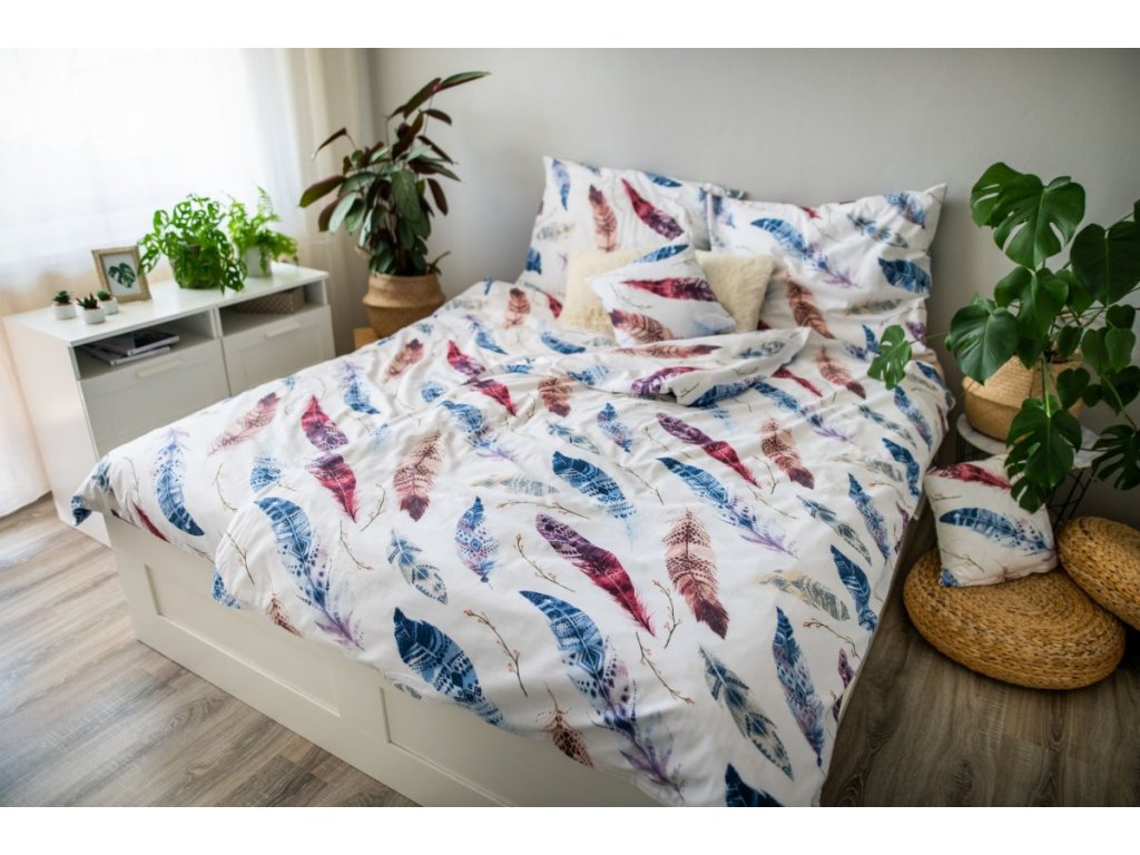 Jahu Bavlněné povlečení 140×200 + 70×90 + 40×40 cm – Piume Jahu Bavlněné povlečení 140×200 + 70×90 + 40×40 cm – Piume