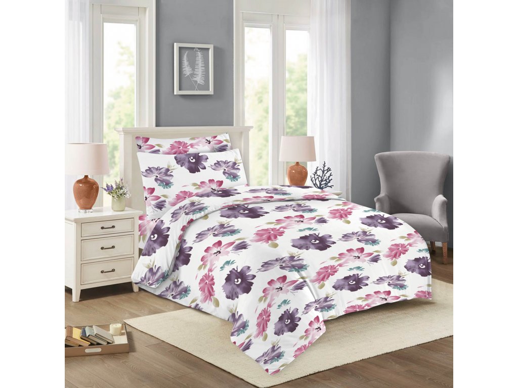 Jahu Bavlněné povlečení 140×200 + 70×90 cm – Rose Jahu Bavlněné povlečení 140×200 + 70×90 cm – Rose