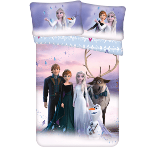 Jerry Fabrics Povlečení do postýlky 100×135 + 40×60 cm – Frozen 2 "Elements"