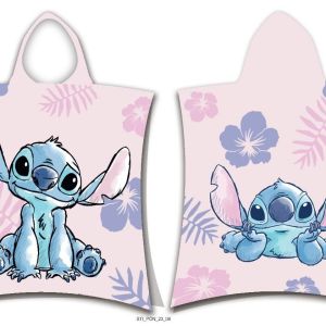 Jerry Fabrics Dětské pončo 50×115 cm – Lilo and Stitch "pink"