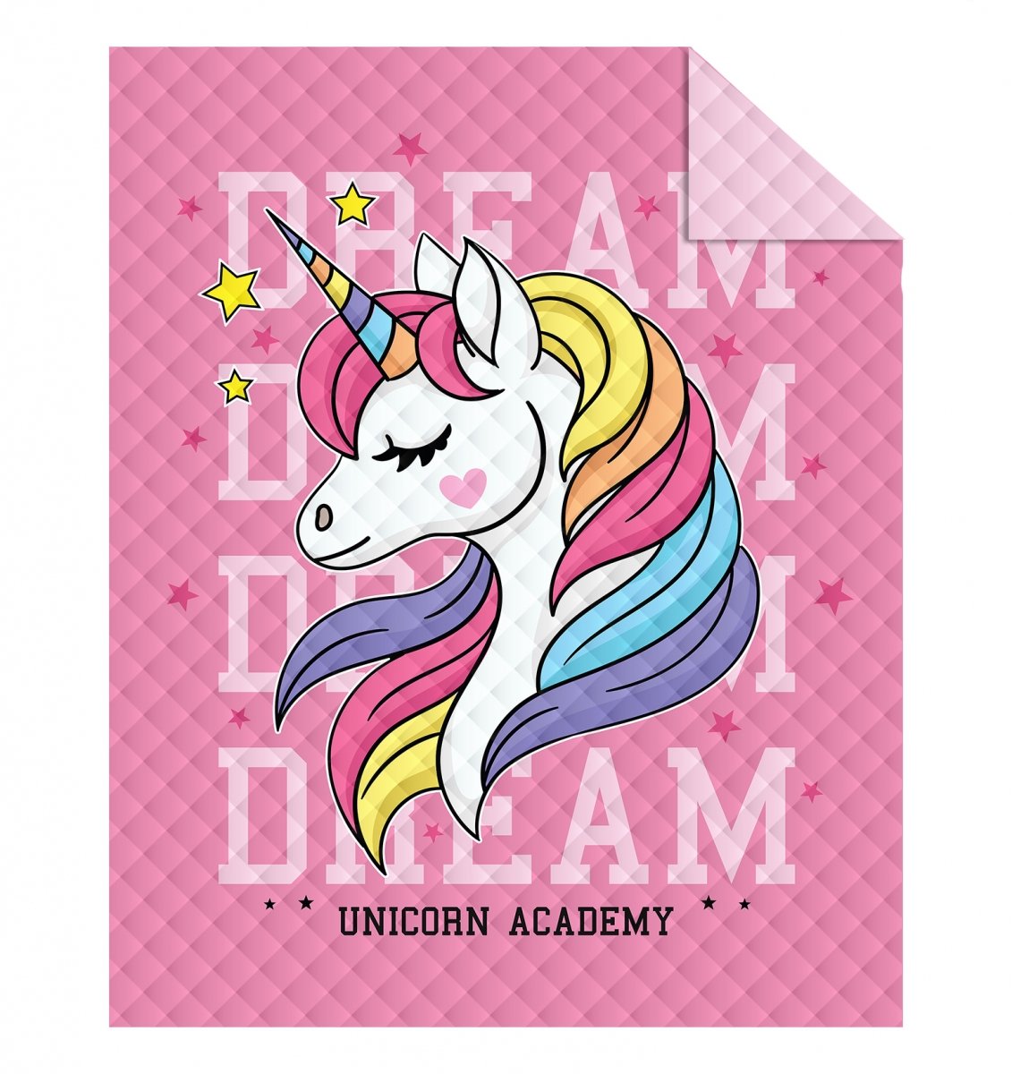 Detexpol Luxusní přehoz na postel 170×210 cm – Jednorožec Detexpol Luxusní přehoz na postel 170×210 cm – Jednorožec