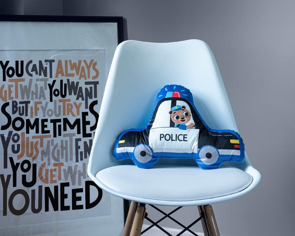 Detexpol Tvarovaný polštářek Policie - Obrázek 2