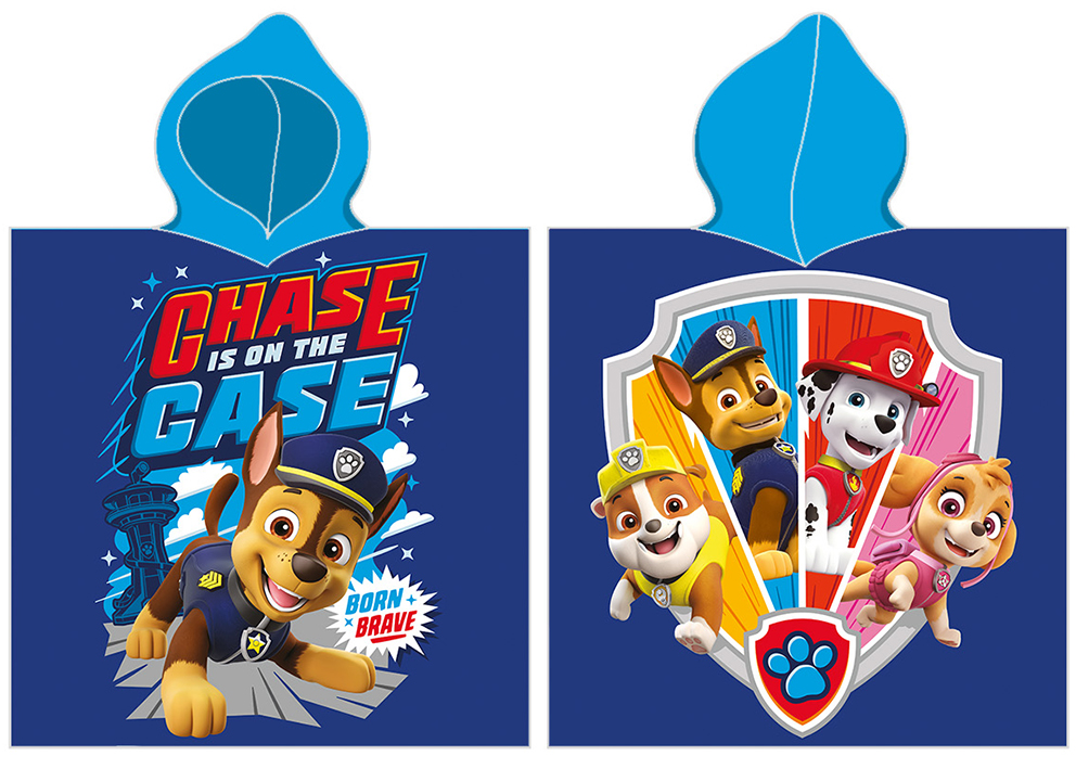 Carbotex Dětské pončo 55×110 cm – Tlapková patrola Erb tlapek Carbotex Dětské pončo 55×110 cm – Tlapková patrola Erb tlapek