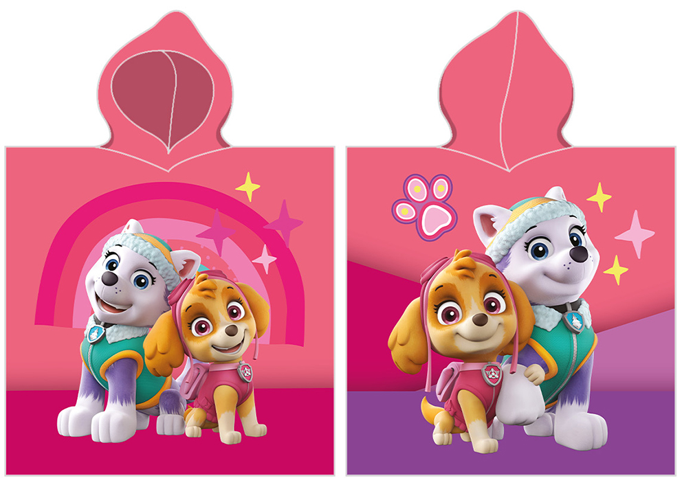 Carbotex Dětské pončo 55×110 cm – Tlapková patrola Skvělé záchranářky Carbotex Dětské pončo 55×110 cm – Tlapková patrola Skvělé záchranářky