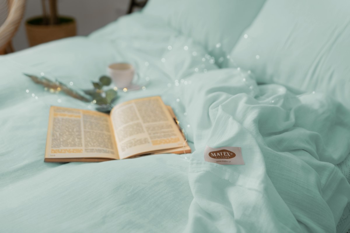 Matex Mušelínové povlečení 140x200 + 70x90 cm - Mátová - Obrázek 2