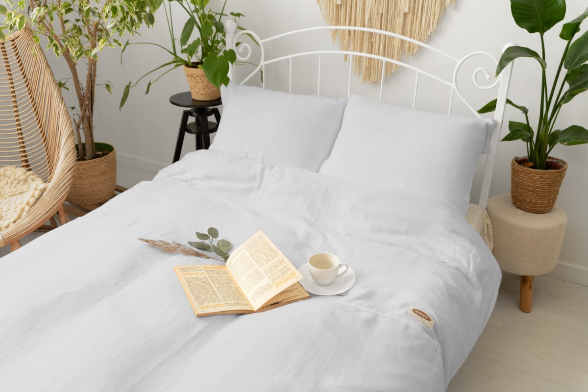 Matex Mušelínové povlečení 140×200 + 70×90 cm – Světle šedá Matex Mušelínové povlečení 140×200 + 70×90 cm – Světle šedá