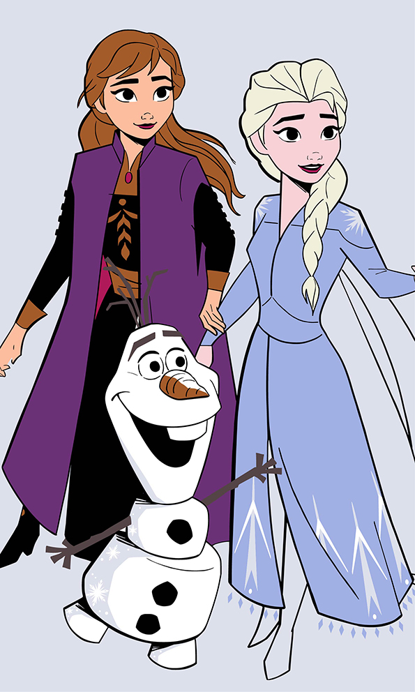 Carbotex Bavlněný froté ručníček 30×50 cm – Ledové království Přátelé navždy Carbotex Bavlněný froté ručníček 30×50 cm – Ledové království Přátelé navždy