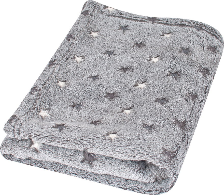Babymatex Deka MILLY 75×100 cm – Šedá hvězdičky Babymatex Deka MILLY 75×100 cm – Šedá hvězdičky