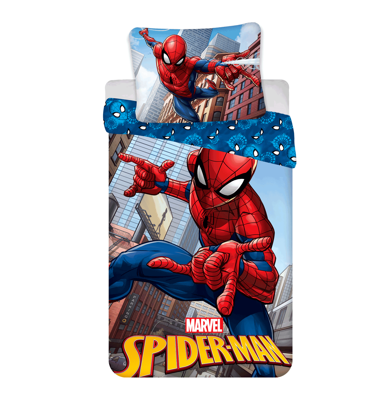 Jerry Fabrics Bavlněné povlečení 140×200 + 70×90 cm – Spider-man 04 Jerry Fabrics Bavlněné povlečení 140×200 + 70×90 cm – Spider-man 04