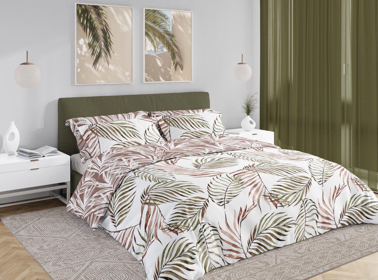 FARO Bavlněné saténové povlečení 140×200 + 70×90 cm – Boho 02 FARO Bavlněné saténové povlečení 140×200 + 70×90 cm – Boho 02