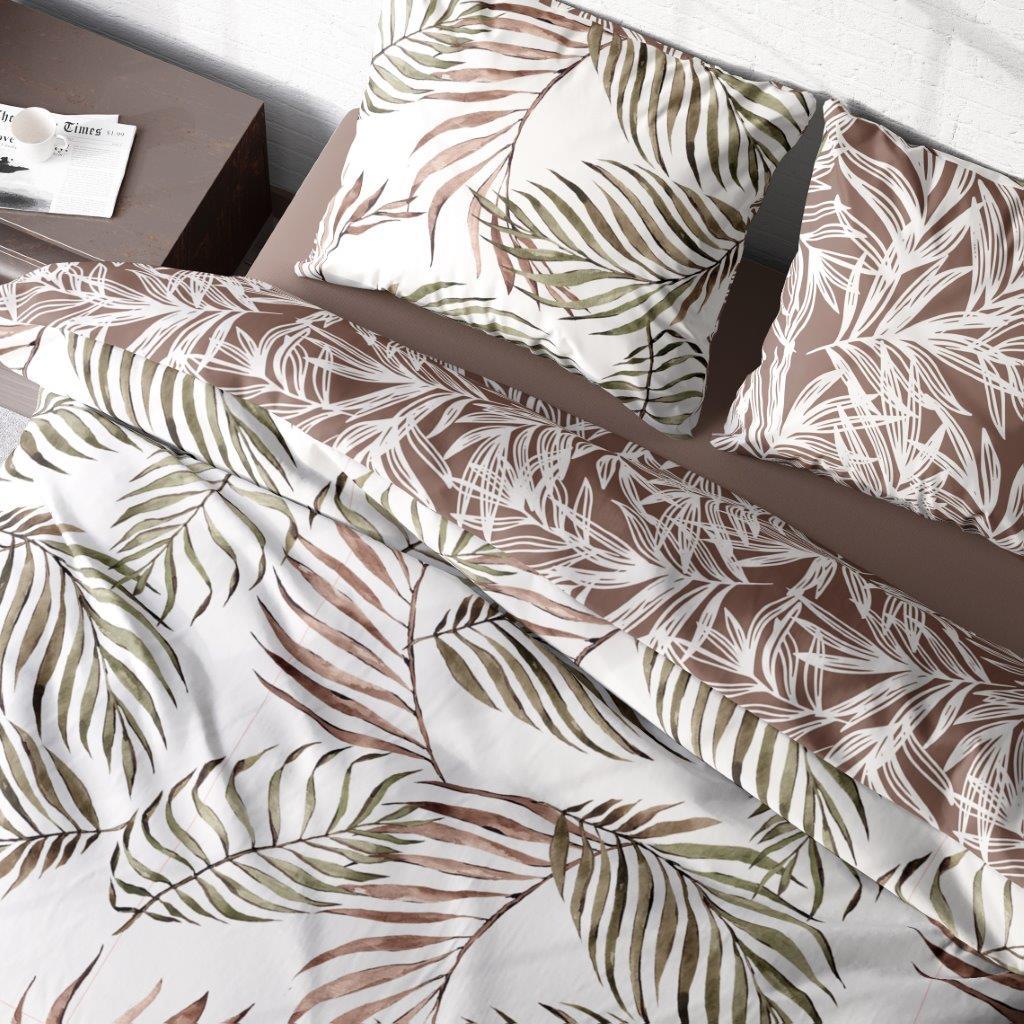 FARO Bavlněné saténové povlečení 140x200 + 70x90 cm - Boho 02 - Obrázek 2