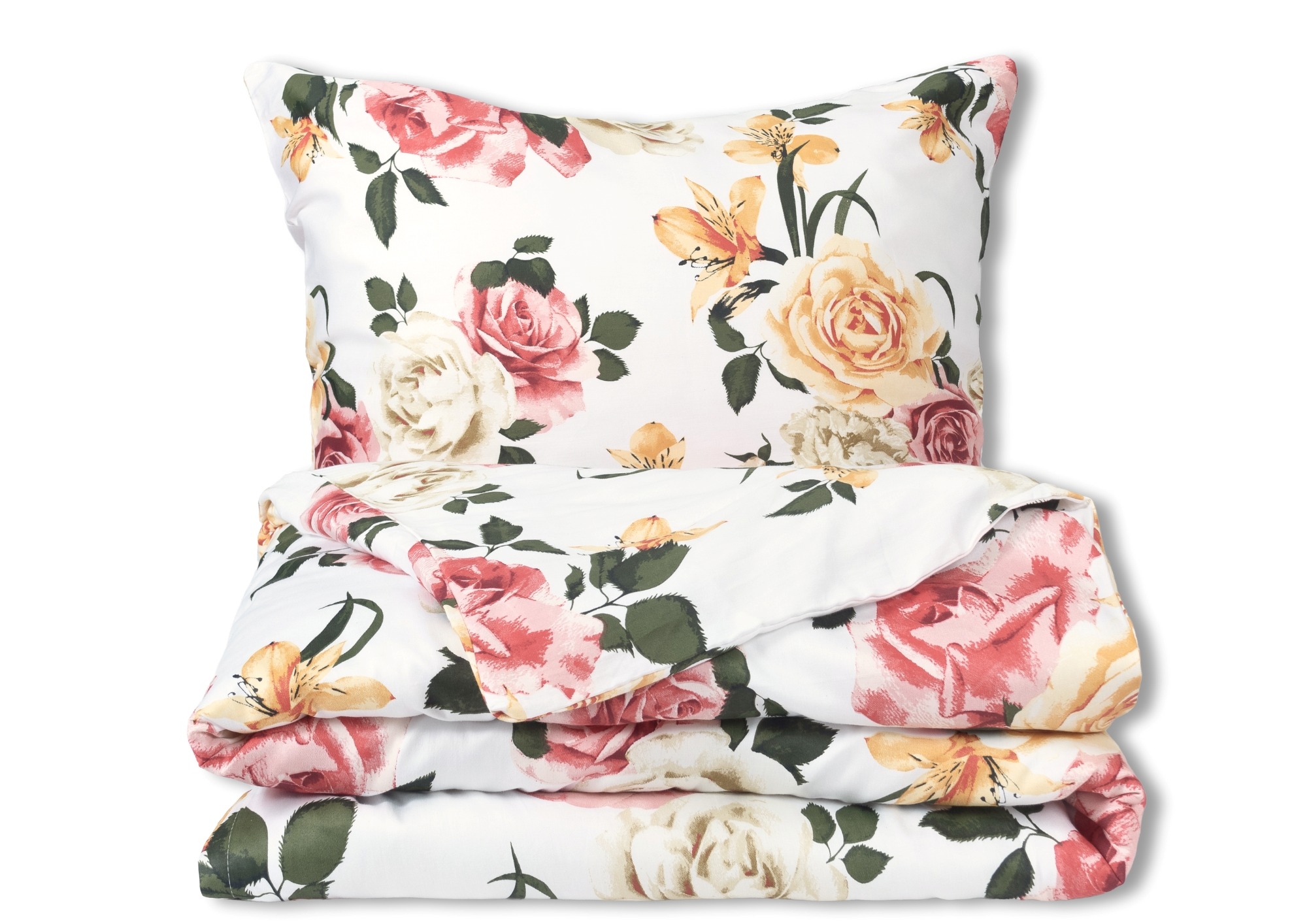 Matex Bavlněné saténové povlečení Exclusive 140×200 + 70×90 cm – Snové růže Matex Bavlněné saténové povlečení Exclusive 140×200 + 70×90 cm – Snové růže