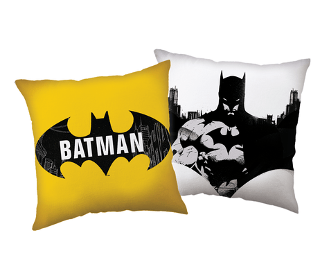 Jerry Fabrics Dekorační polštářek 40×40 cm – Batman "The Emblem" Jerry Fabrics Dekorační polštářek 40×40 cm – Batman "The Emblem"