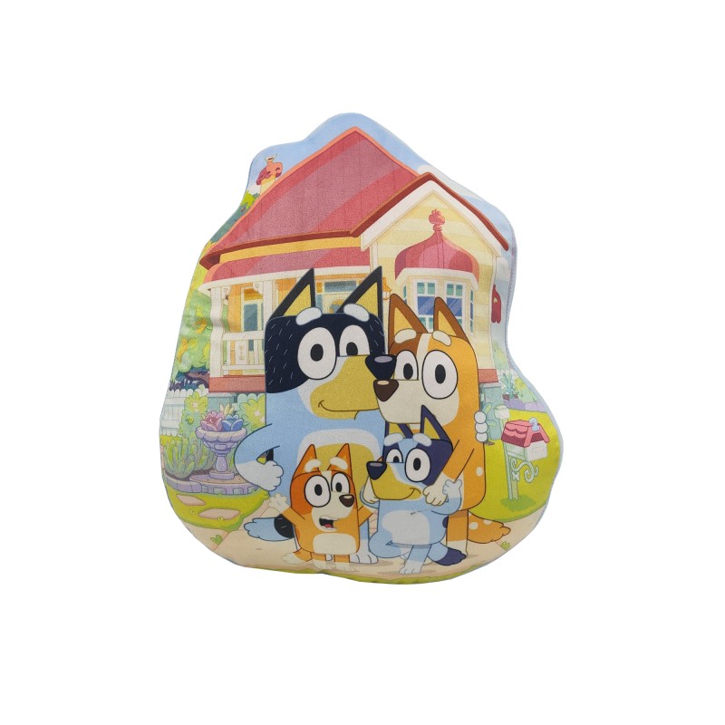 Halantex Tvarovaný polštářek – Bluey rodina Halantex Tvarovaný polštářek – Bluey rodina