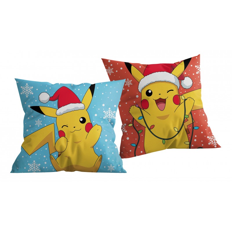 Halantex Dekorační polštářek 40×40 cm – Pokémon "Vánoce" Halantex Dekorační polštářek 40×40 cm – Pokémon "Vánoce"