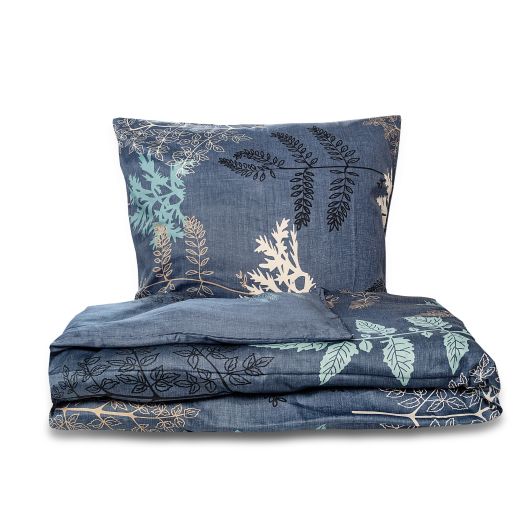 Kvalitex Bavlněné saténové povlečení 140x200 + 70x90 cm - Noční les - Obrázek 2