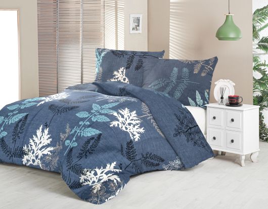 Kvalitex Bavlněné saténové povlečení 140×200 + 70×90 cm – Noční les Kvalitex Bavlněné saténové povlečení 140×200 + 70×90 cm – Noční les