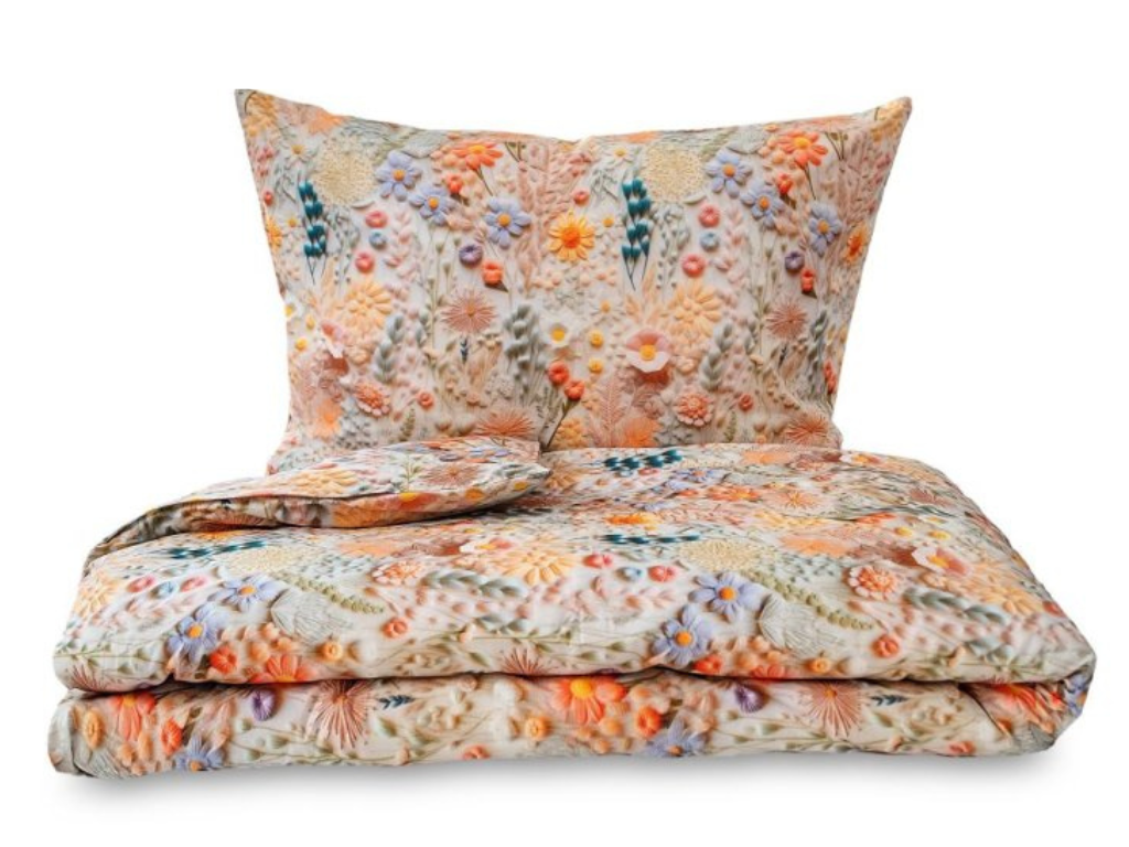 Kvalitex Bavlněné povlečení 5D 140×200 + 70×90 cm – Polní kvítí Kvalitex Bavlněné povlečení 5D 140×200 + 70×90 cm – Polní kvítí
