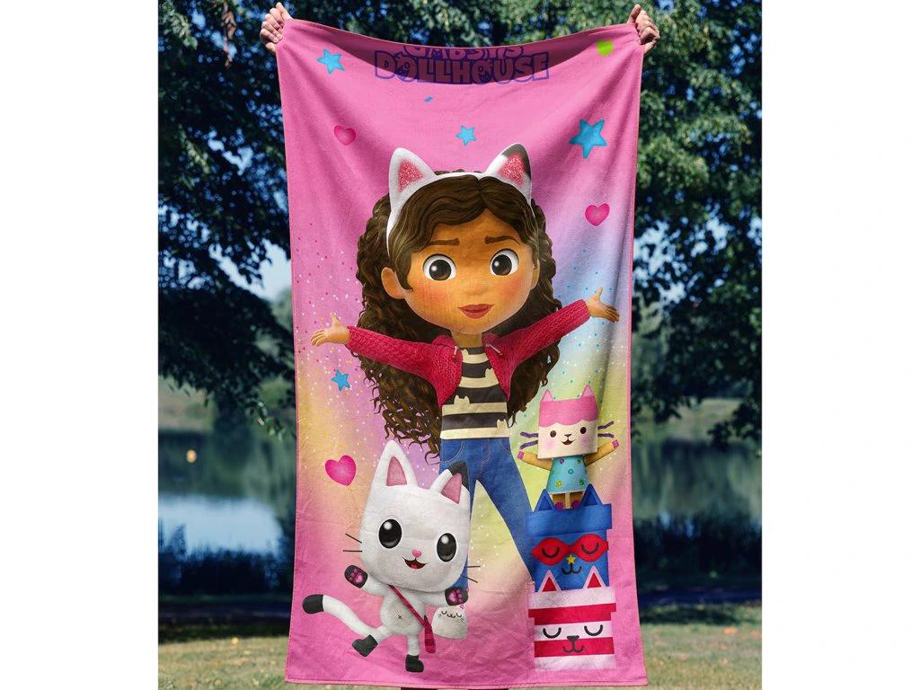 TipTrade Bavlněná froté osuška 70 x1 40 cm - Gábinin Kouzelný Domek "Překvapení" - Obrázek 2