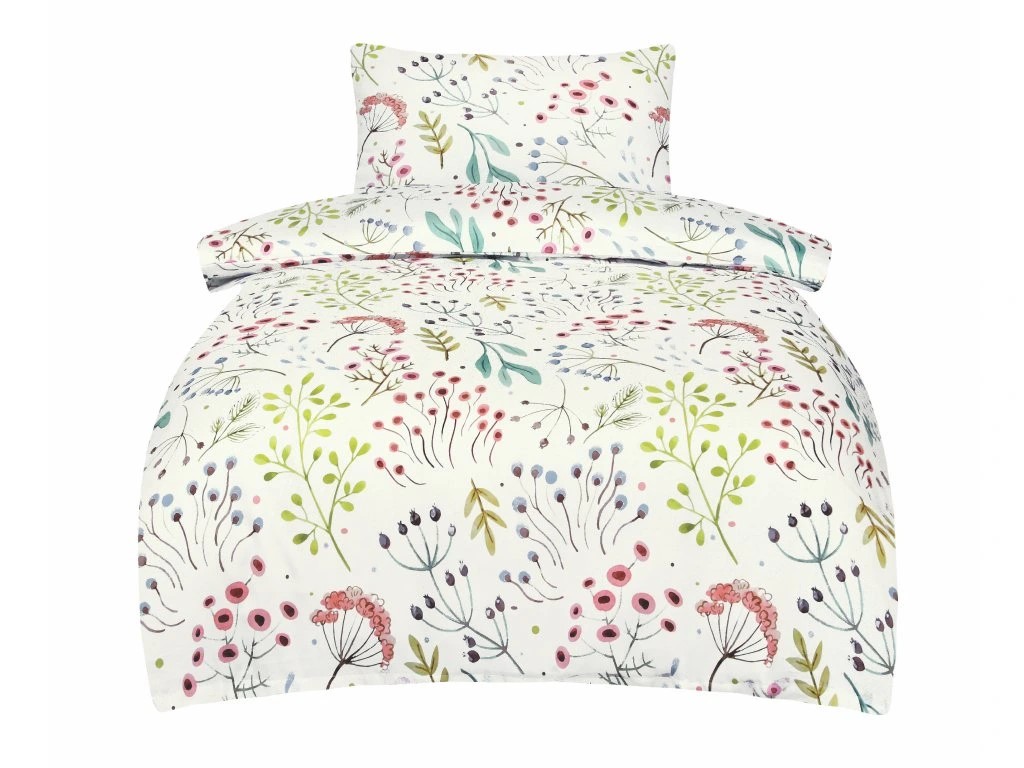 Jahu Bavlněné saténové povlečení Deluxe 140×200 + 70×90 cm – Jasmine Jahu Bavlněné saténové povlečení Deluxe 140×200 + 70×90 cm – Jasmine