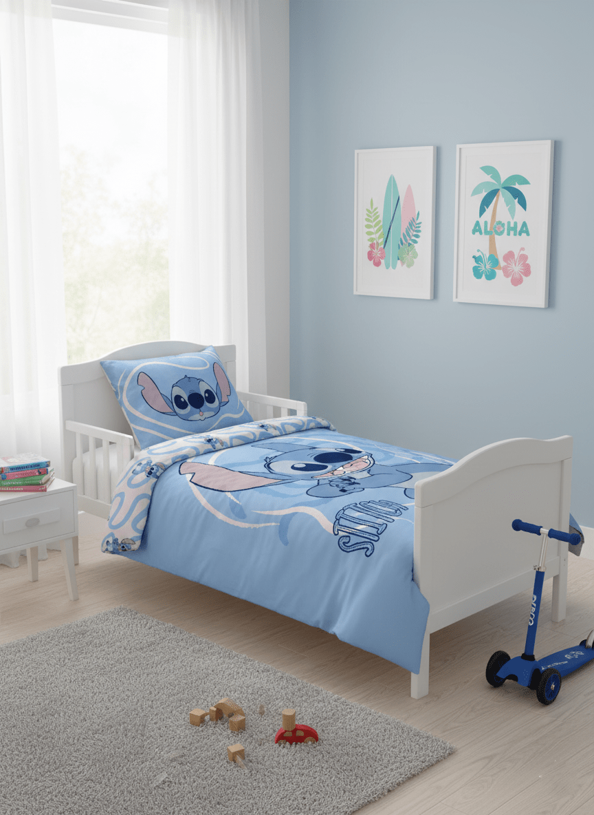 Jerry Fabrics Povlečení do postýlky 100x135 + 40x60 cm - Lilo and Stitch 002 - Obrázek 2