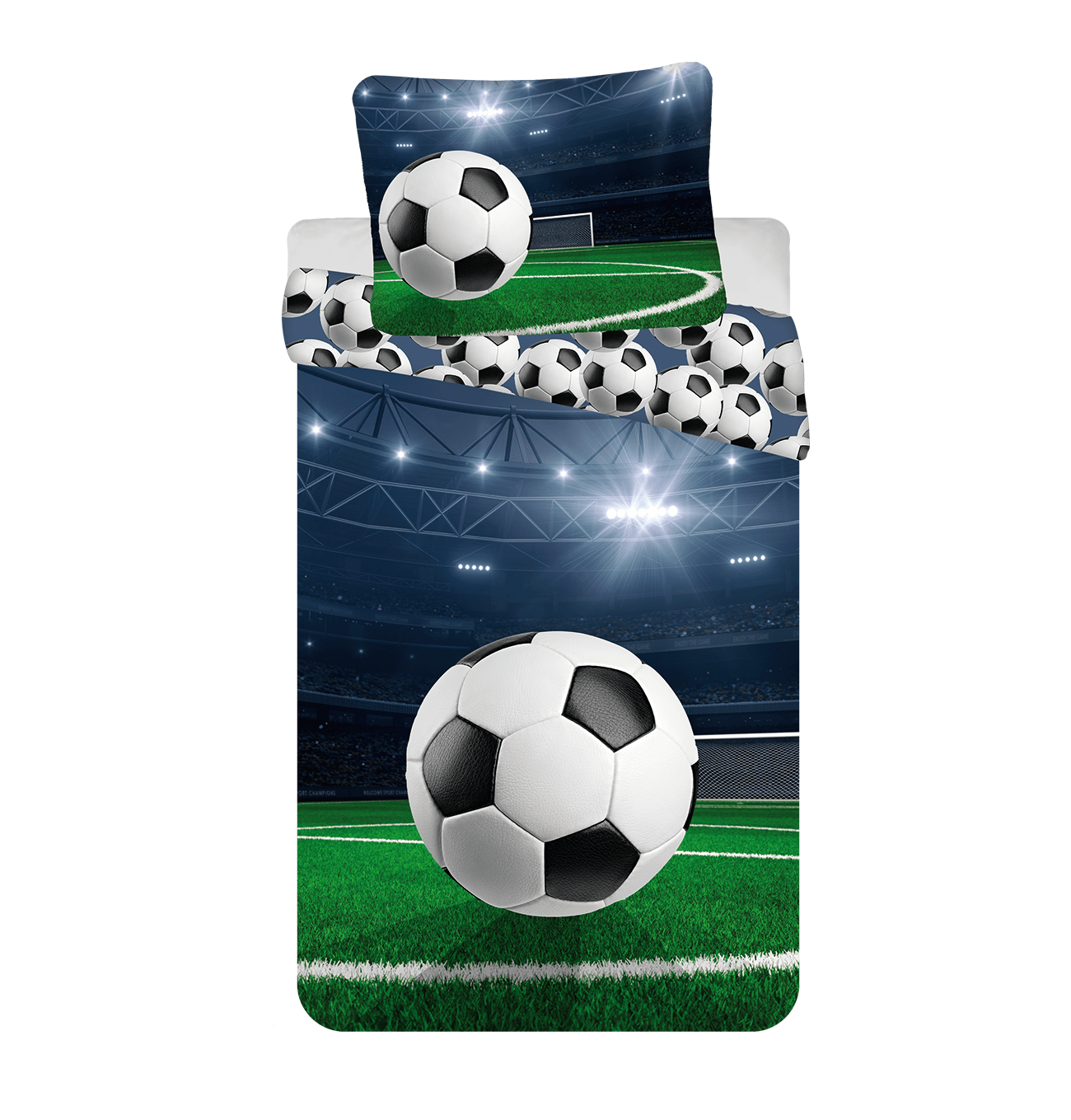 Jerry Fabrics Bavlněné povlečení 140×200 + 70×90 cm – Fotbalový stadion Jerry Fabrics Bavlněné povlečení 140×200 + 70×90 cm – Fotbalový stadion