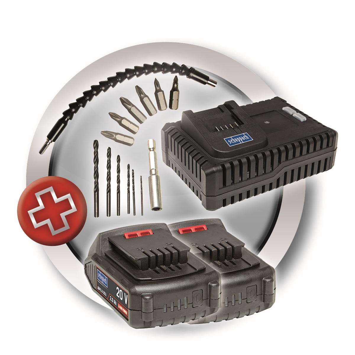 Aku příklepová vrtačka Scheppach CID40-20Li - Obrázek 2