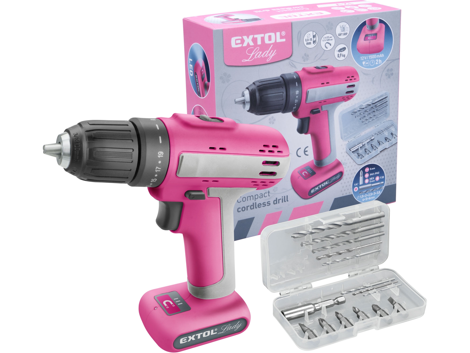 Aku vrtačka EXTOL LADY 402402 Aku vrtačka EXTOL LADY 402402