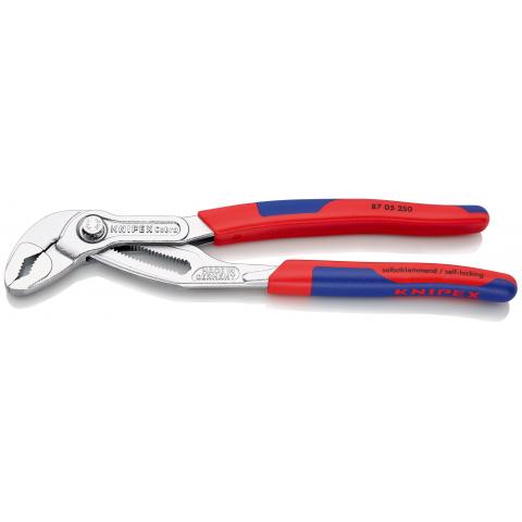 Instalatéřské SIKO kleště KNIPEX COBRA chrom 250 mm Instalatéřské SIKO kleště KNIPEX COBRA chrom 250 mm