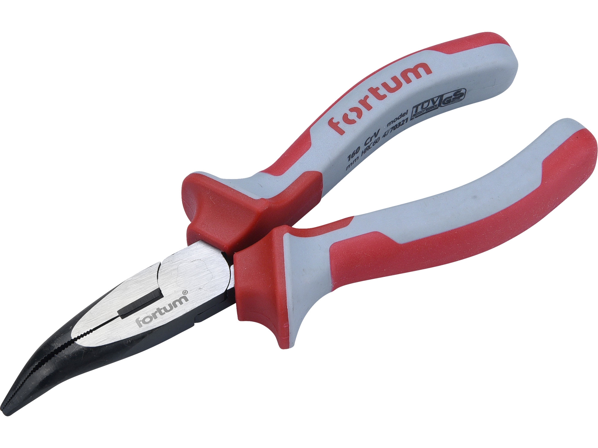 Půlkulaté zahnuté kleště 61CrV5 FORTUM Dostupné varianty: Půlkulaté zahnuté kleště 160 mm 61CrV5 FORTUM Půlkulaté zahnuté kleště 61CrV5 FORTUM Dostupné varianty: Půlkulaté zahnuté kleště 160 mm 61CrV5 FORTUM