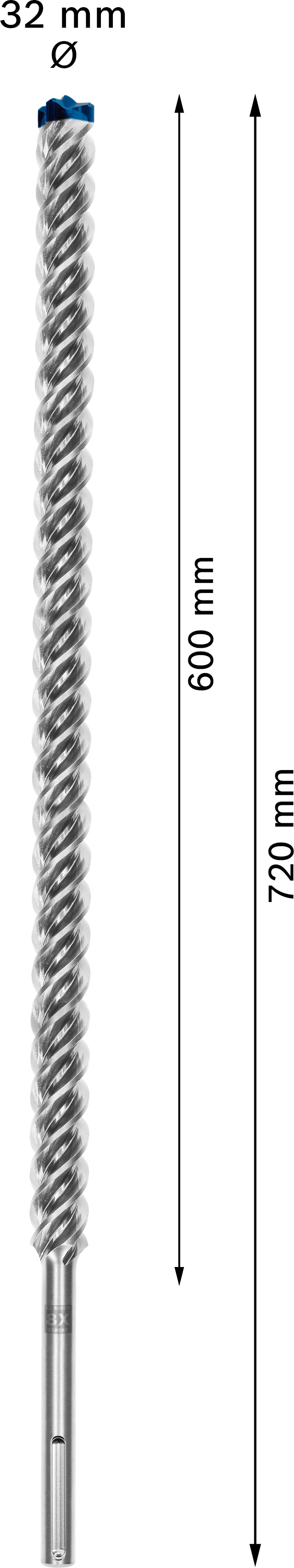 Vrták do betonu SDS MAX-8X Bosch EXPERT Dostupné varianty: Vrták do betonu SDS MAX-8X Bosch EXPERT 32x600x720 mm Vrták do betonu SDS MAX-8X Bosch EXPERT Dostupné varianty: Vrták do betonu SDS MAX-8X Bosch EXPERT 32x600x720 mm