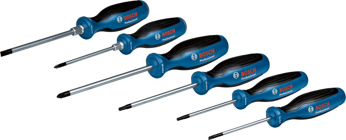 BOSCH 6ti-dílná sada šroubováků SL/PH/PZ/TX - Obrázek 2