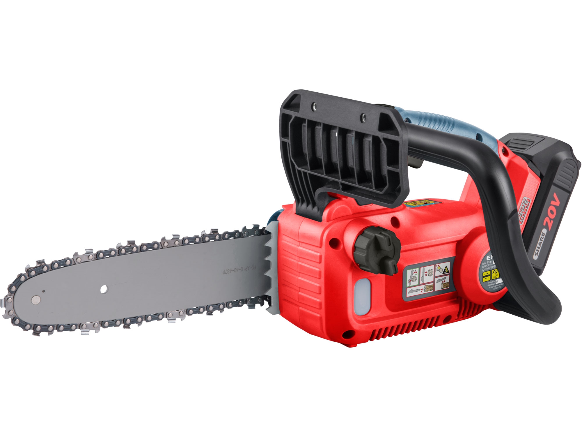 Aku řetězová pila EXTOL PREMIUM SHARE 20V 8891920 - Obrázek 2