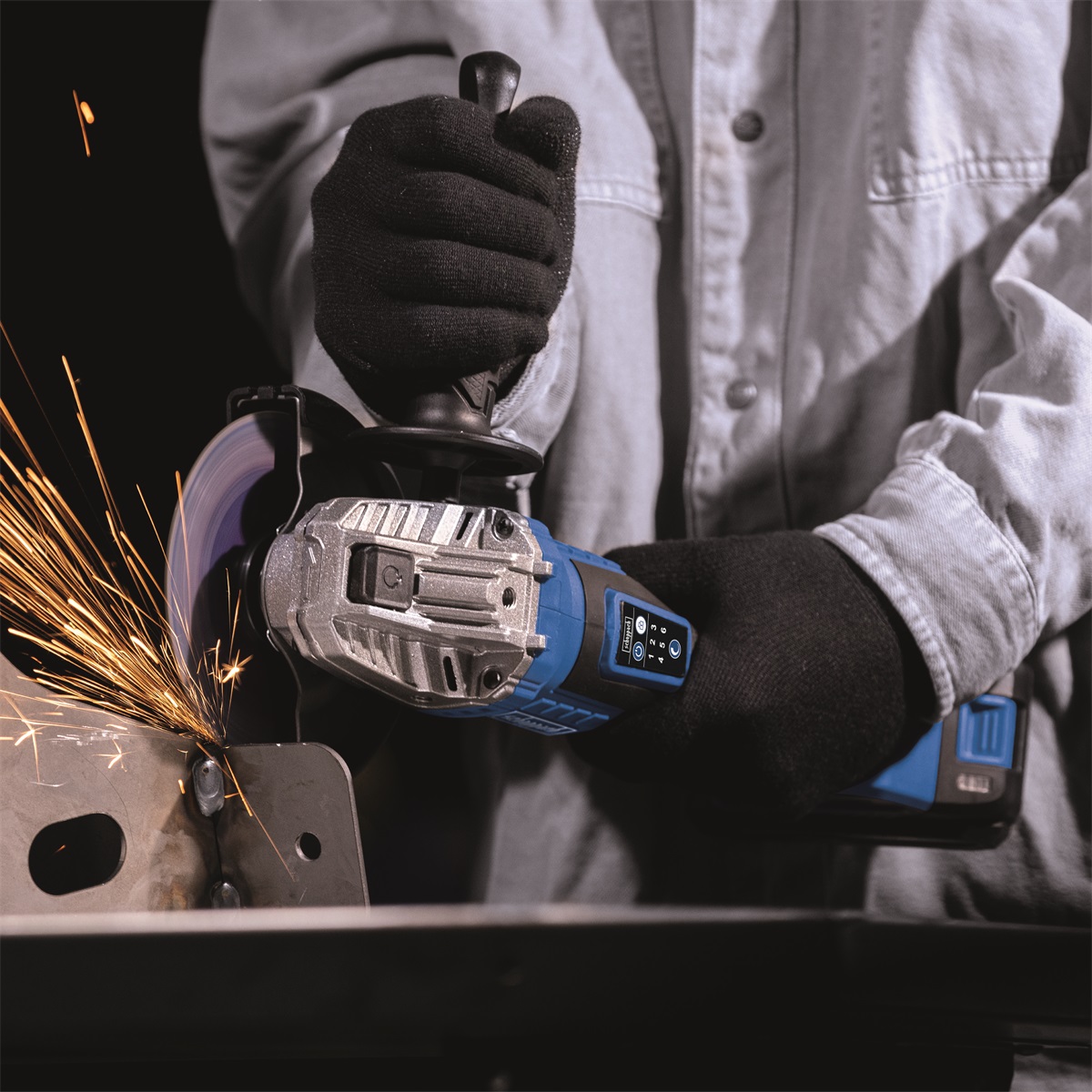 Aku úhlová bruska Scheppach BC-AG125-X - Obrázek 2