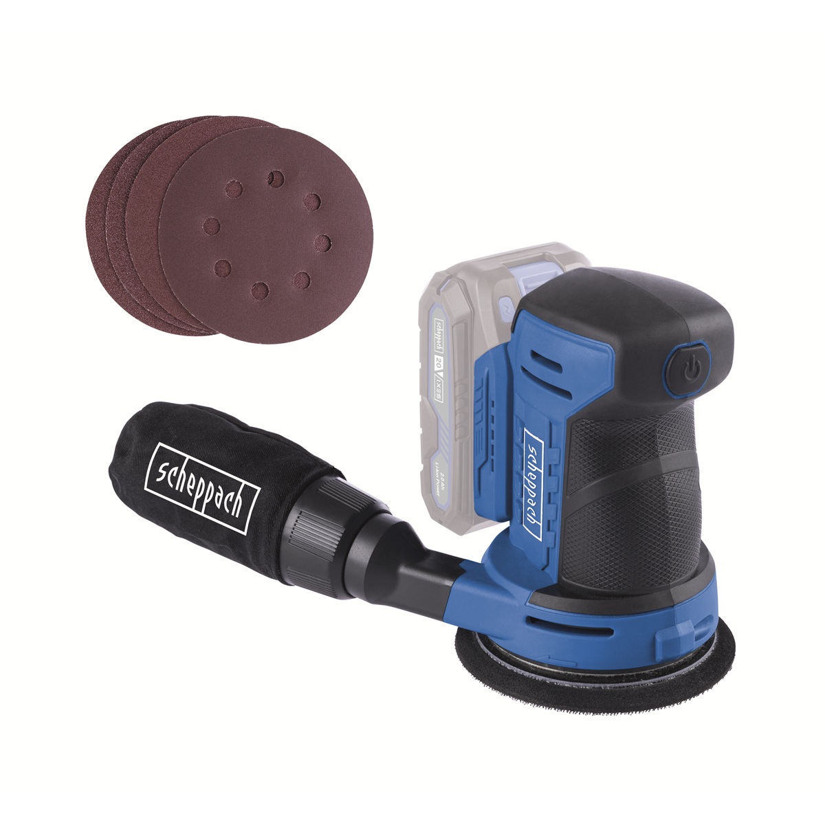 Aku excentrická bruska Scheppach C-OBS125-X Aku excentrická bruska Scheppach C-OBS125-X